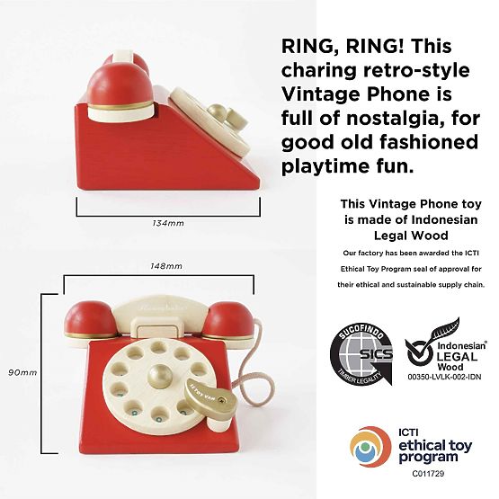 Le Toy Van Telefono Vintage
