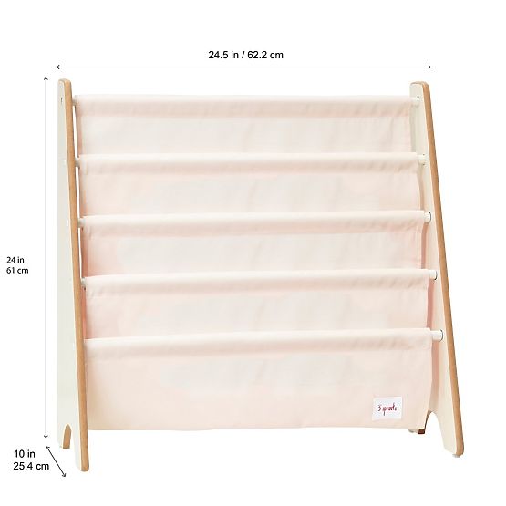 Porta Libri 3 SPROUTS - Elefante Rosa
