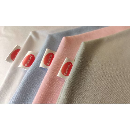 Lenzuolo in cotone impermeabile - rosa 180 x 80 cm
