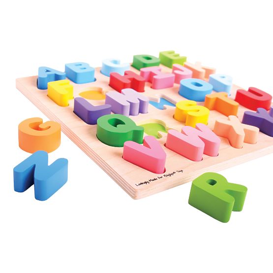 Lettere maiuscole dell'alfabeto Bigjigs Baby