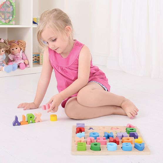Lettere maiuscole dell'alfabeto Bigjigs Baby