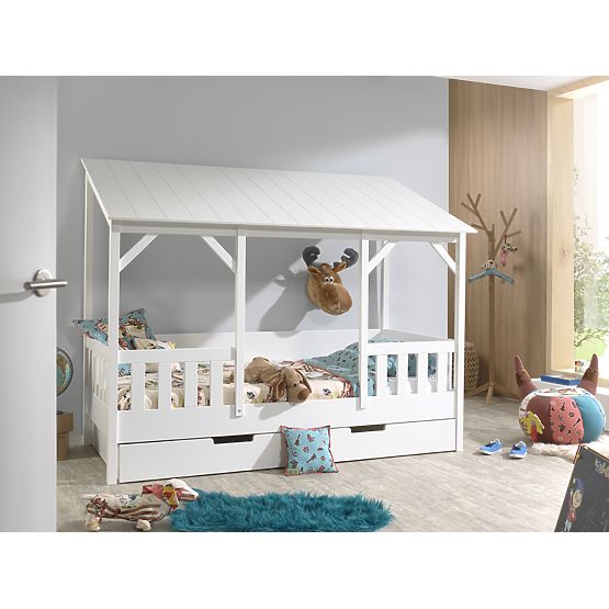 Spazio di archiviazione per letto casetta Charlotte - bianco