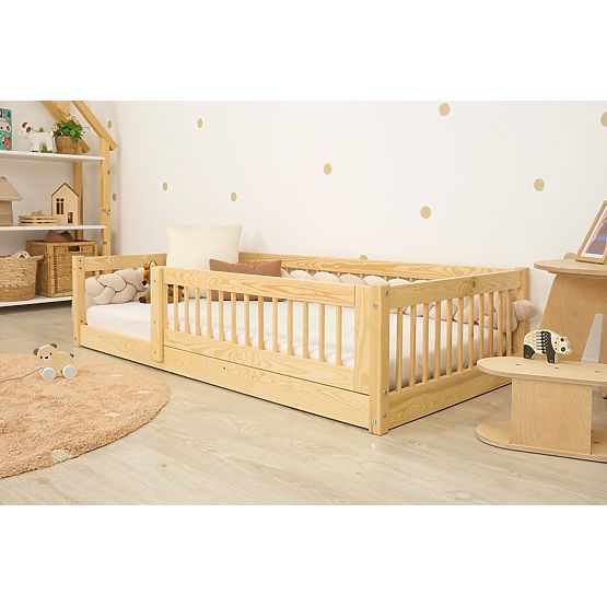 Letto basso per bambini Montessori Ourbaby Plus - naturale