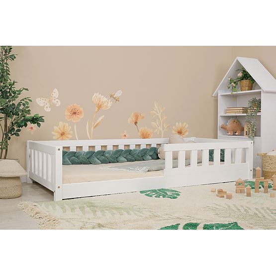 Letto Basso per Bambini Montessori Meadow - Bianco