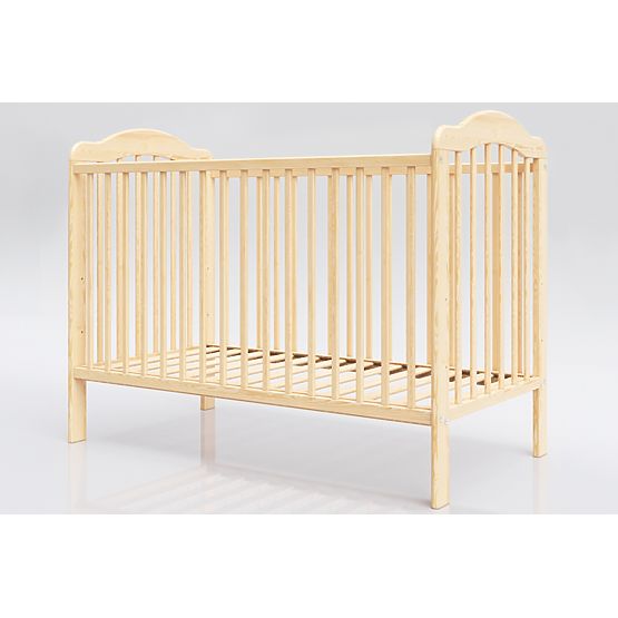 Lettino per bambini Alek con sbarre rimovibili - naturale