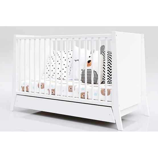 Lettino per bambini Cosmo 120x60 - bianco