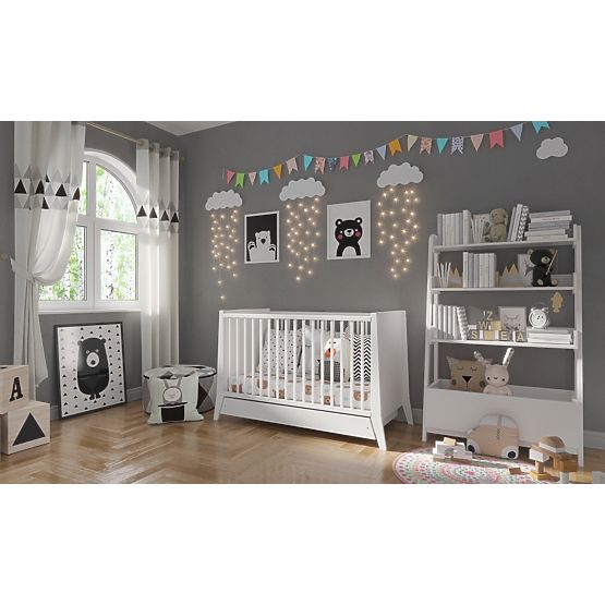 Lettino per bambini Cosmo 120x60 - bianco