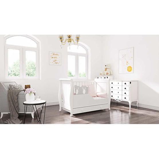 Lettino per bambini Míša 120x60 - bianco