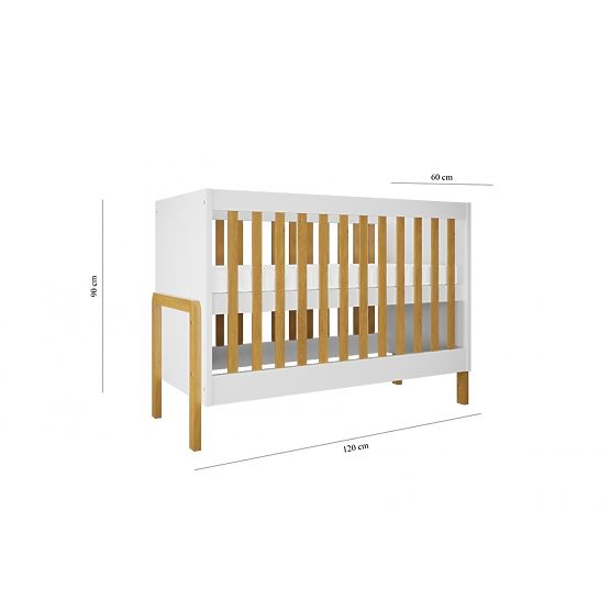 Lettino per bambini Viktor 120 x 60 cm