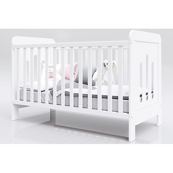 Lettino bimbo Zuza 140x70 cm con sponda imbottito