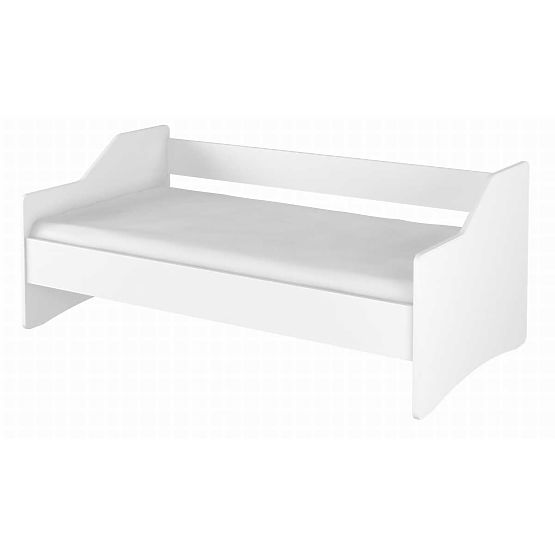 Letto per bambini con schienale LULU - bianco