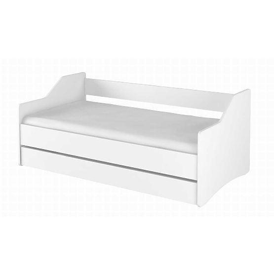 Letto per bambini con schienale LULU - bianco