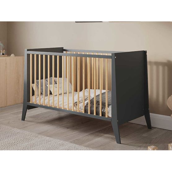 Lettino per bambini Cosmo 120x60 - antracite