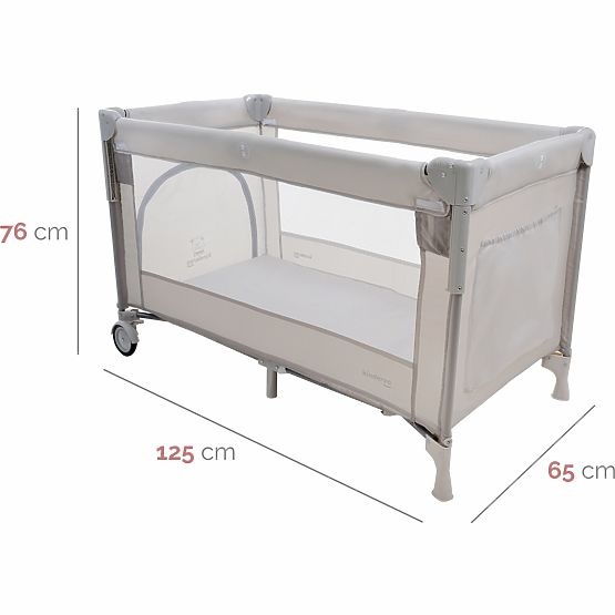 Lettino da viaggio Close to Mommy - beige