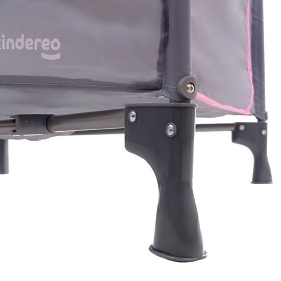 Lettino da viaggio Comfort Plus - grigio-rosa