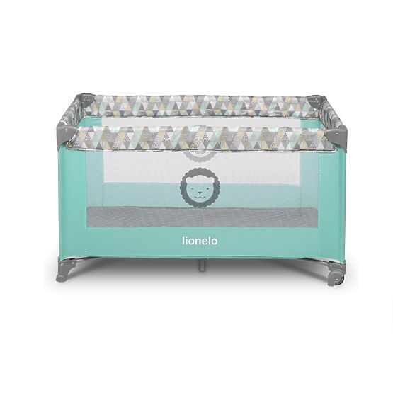 Lettino da viaggio LIONELO Adriaa - turchese