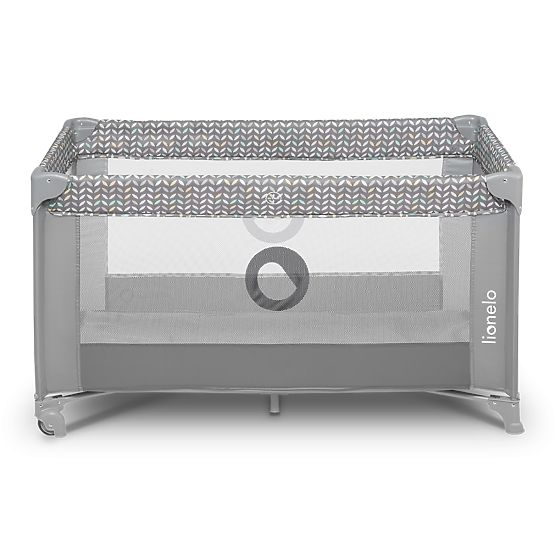 Lettino da viaggio LIONELO Adriaa - grigio