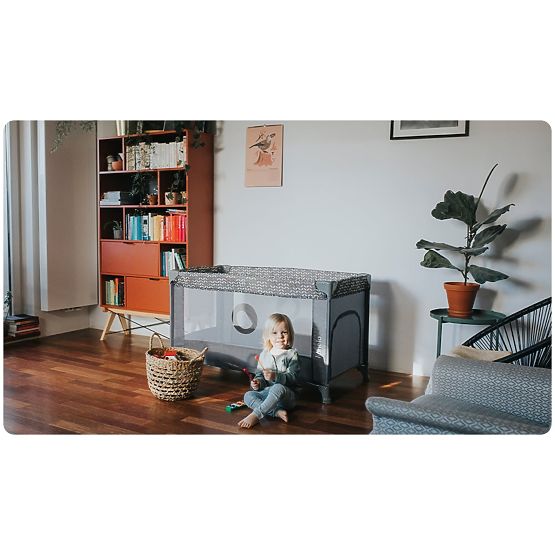 Lettino da viaggio Stefi - Blu Navy