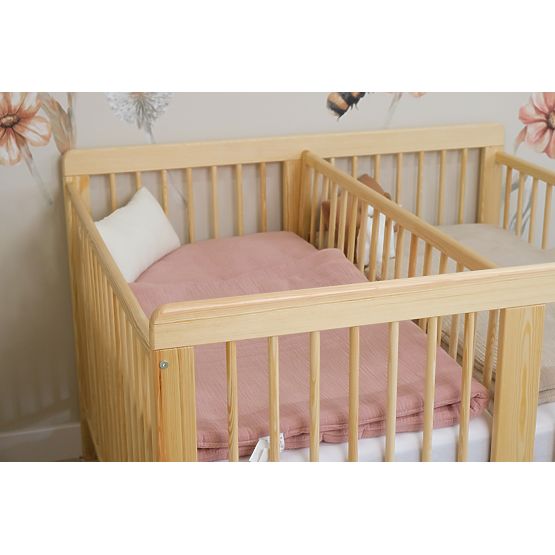 Lettino in legno per bambini gemelli Ourbaby Twinny - naturale