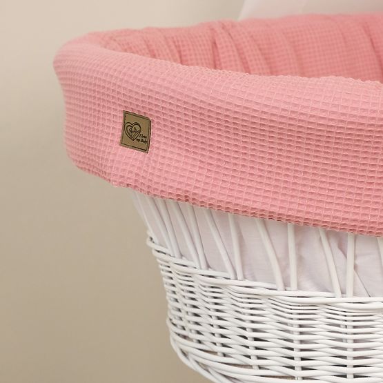 Culla in vimini con accessori per neonati - Coniglietto