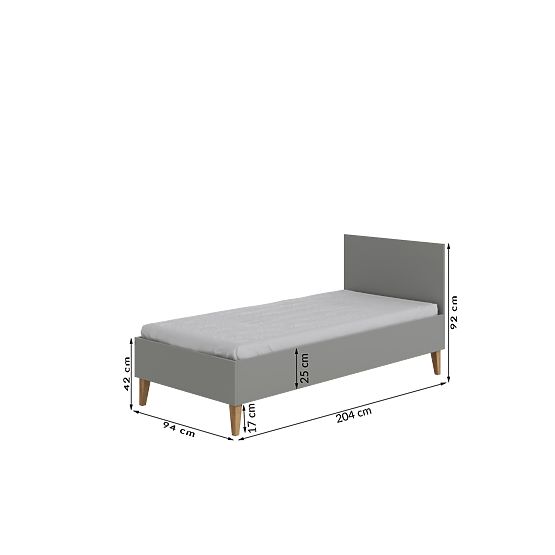 Letto per bambini KUBI 200x90 cm