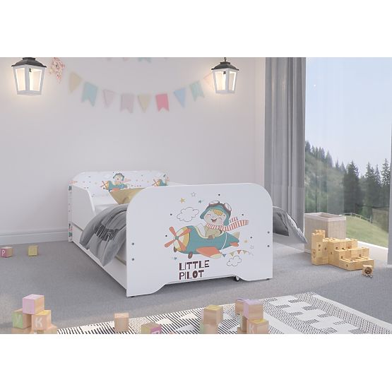 Letto per bambini MIKI 160 x 80 cm - Piccolo pilota