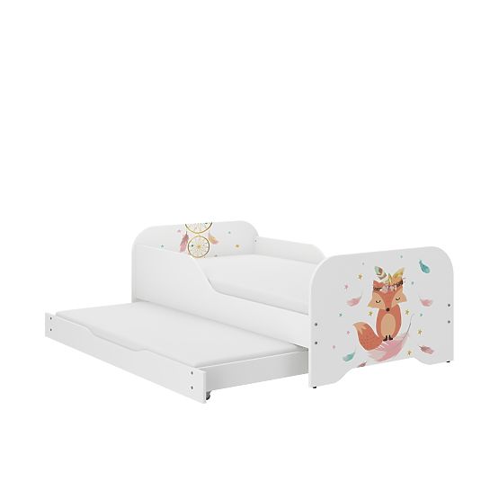 Letto per bambini MIKI 160 x 80 cm - Volpe