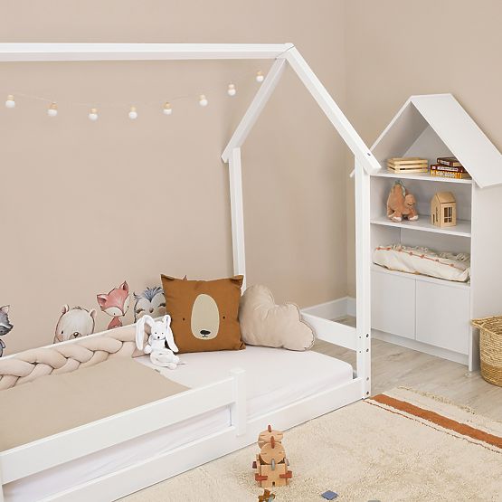 Letto Montessori per bambini Chimney bianco