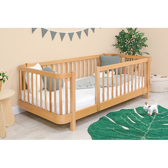 Lettino Montessori per bambini in faggio Kate