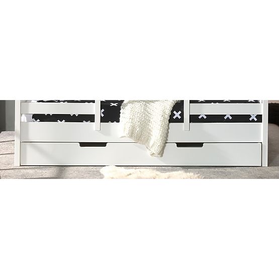 Spazio di stoccaggio per letto a casetta Malia - bianco