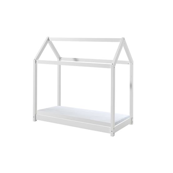 Letto a casetta per bambini Cabane - bianco