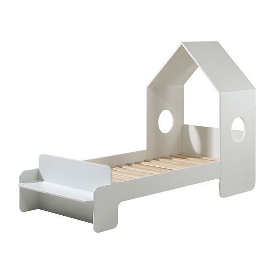 Letto per bambini a forma di casetta Casami - bianco