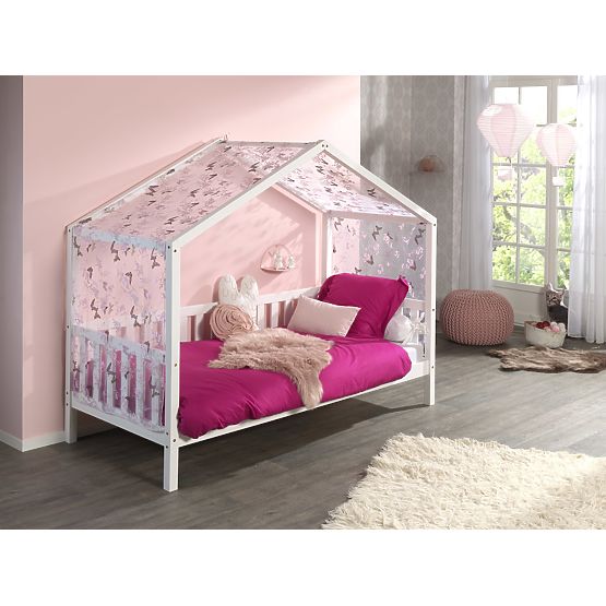 Letto a casetta per bambini Dallas - bianco