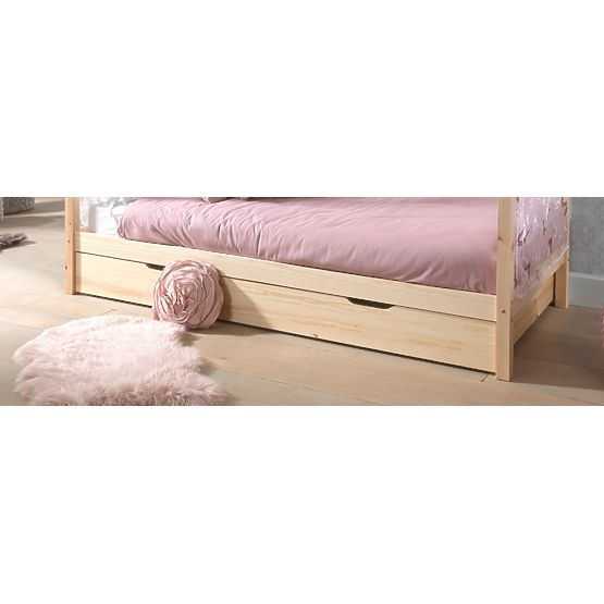 Letto per bambini a forma di casetta Dallas - naturale