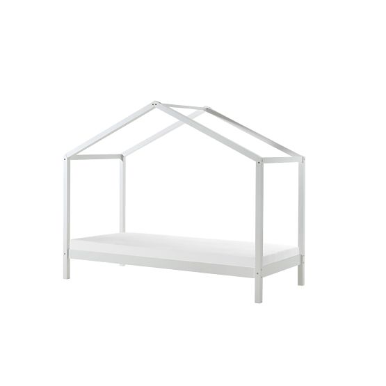 Letto a casetta per bambini Dallas Pyramid - bianco