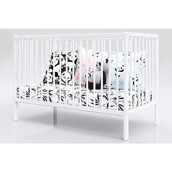 Lettino per bambini Dominik 120×60 cm – bianco