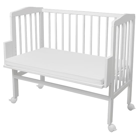 Lettino da affiancare al letto dei genitori Amy - bianco