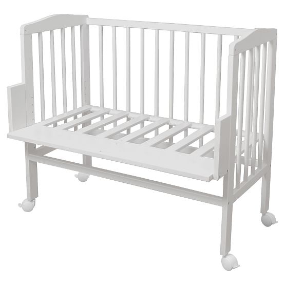 Lettino da affiancare al letto dei genitori Amy - bianco