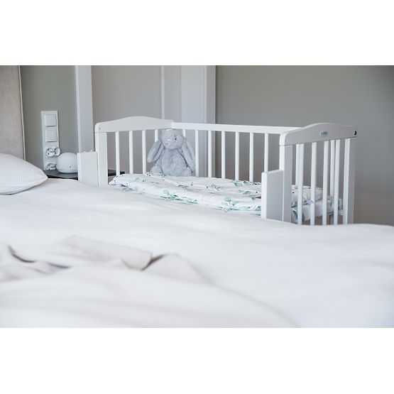 Lettino da affiancare al letto dei genitori Amy - bianco