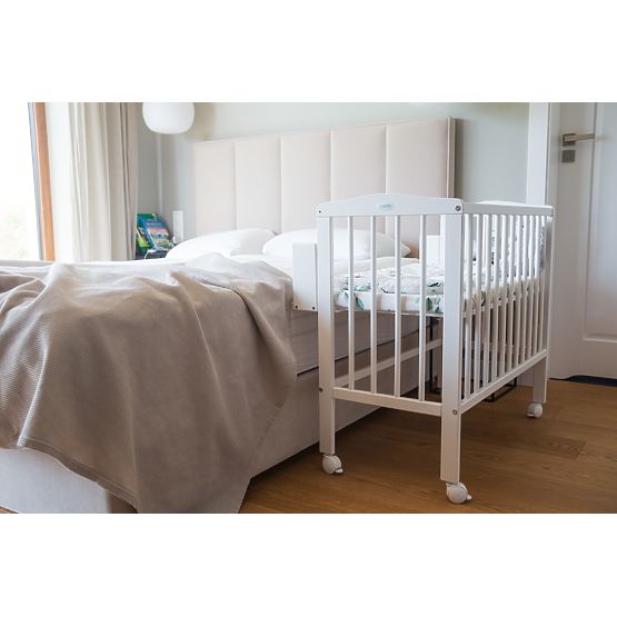 Lettino da affiancare al letto dei genitori Amy - bianco