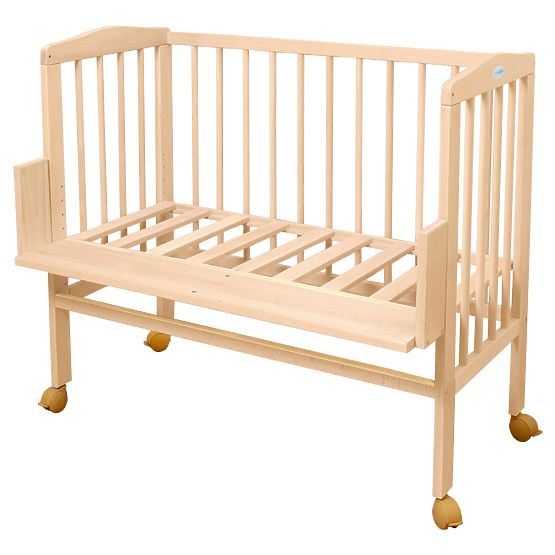 Lettino da affiancare al letto dei genitori Amy - naturale