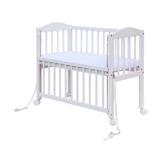 Lettino per bambini accanto al letto dei genitori BABY Scarlett - bianco