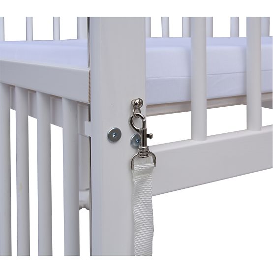 Lettino per bambini accanto al letto dei genitori BABY Scarlett - bianco