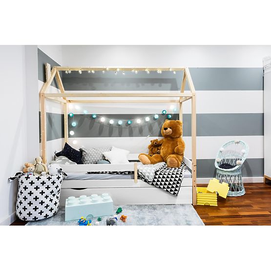 Letto per bambini a forma di casetta Paul - scandinavo