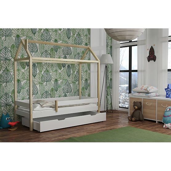 Letto per bambini a forma di casetta Paul - scandinavo