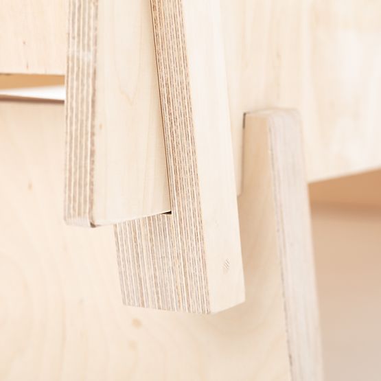 Letto per bambini TEN DEGREE - naturale