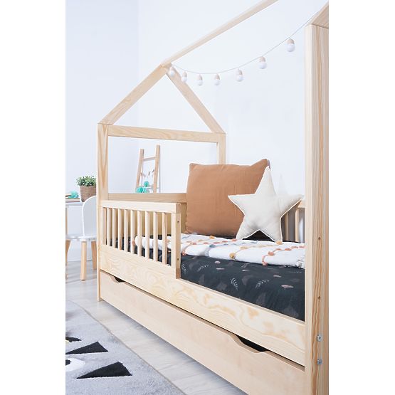 Letto a casetta ELIS naturale