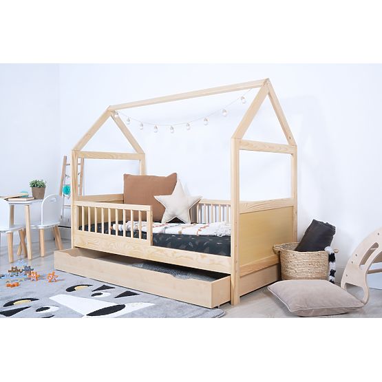 Letto a casetta ELIS naturale