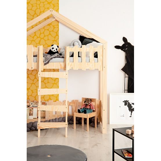 Letto a casetta Mila Zippo PA - rialzato