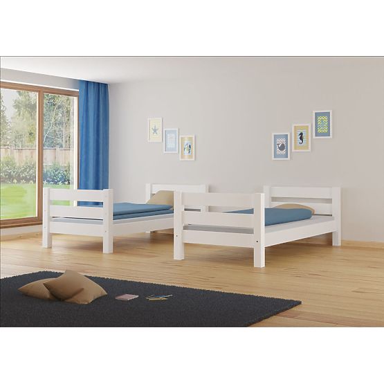 Letto a castello 200x90 Josh bianco